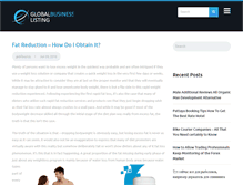 Tablet Screenshot of global-business-listing.com